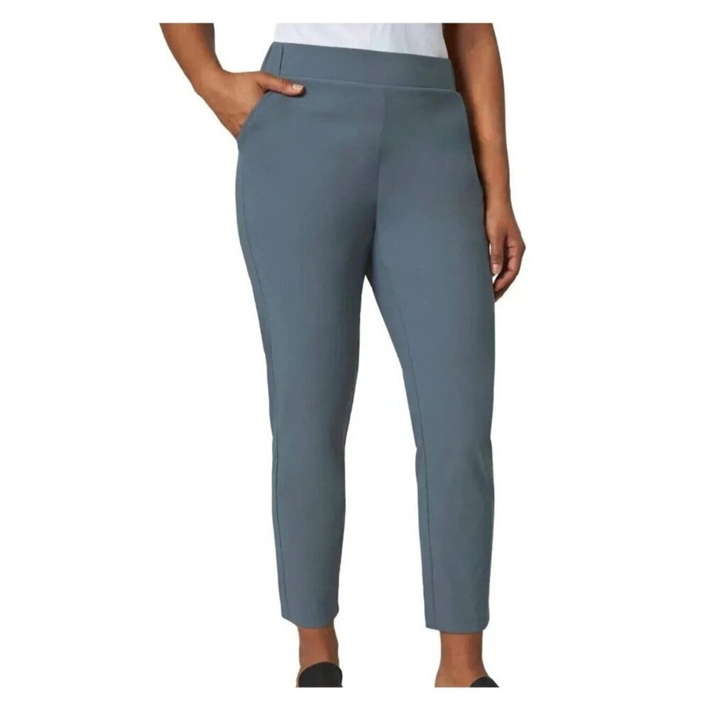 NWT Modern Ambition Women's XXL Blue High-Rise Travel Pants